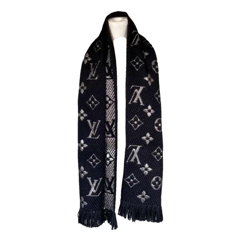 Louis Vuitton Logomania Shine Scarf Black
